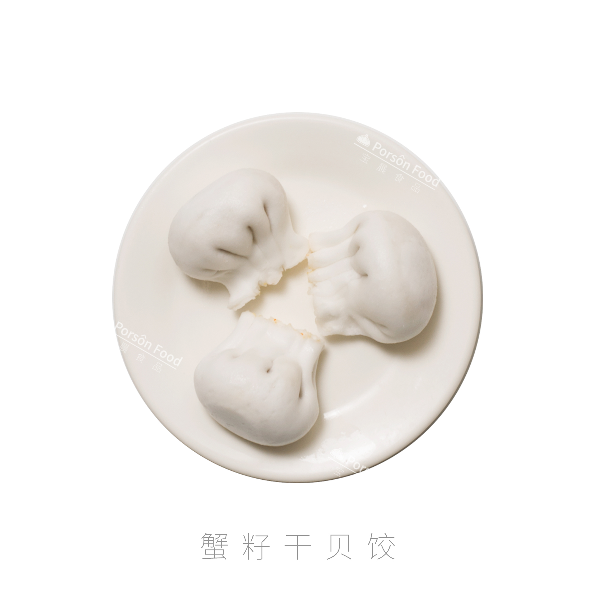 蟹籽干贝饺 500g